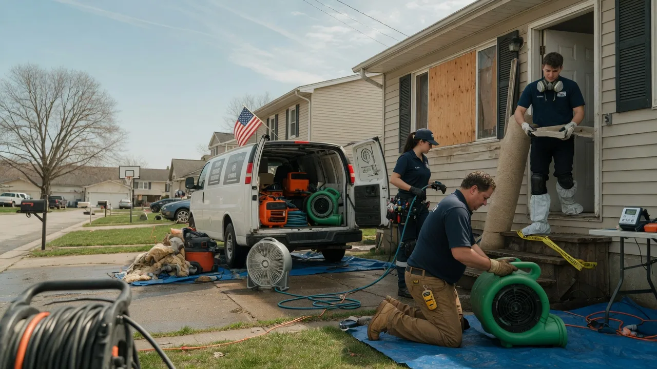 Water Damage Restoration in Coloma, MI near me